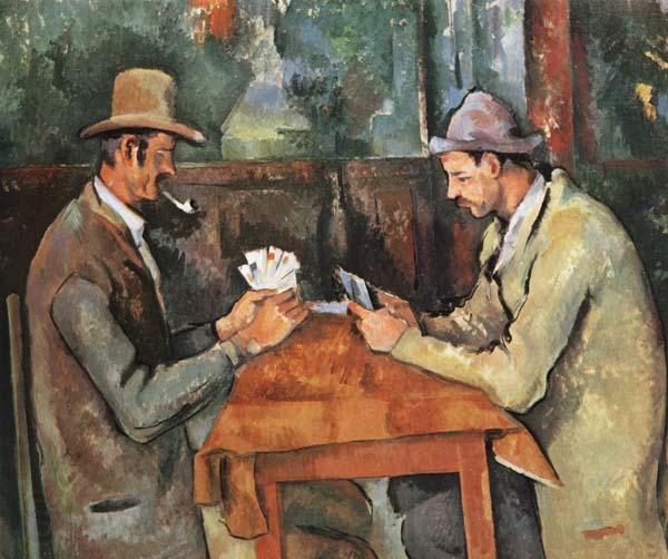 Paul Cezanne The Card Players Norge oil painting art